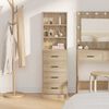 vidaXL Highboard Sonoma oak 40 x 41 x 135 cm Engineered wood