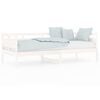 vidaXL Day Bed without Mattress White Solid Wood Pine 80x200 cm