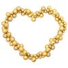 vidaXL Christmas Balls Garland Gold 175 cm Polystyrene