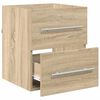 vidaXL Sink cabinet Sonoma Oak 38.5 x 41 x 48 cm Engineered Wood