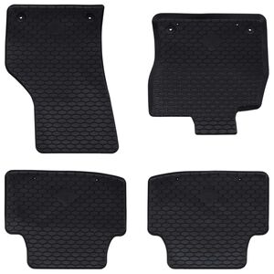 vidaXL Car Mat 4 pcs Black suitable for &Scaron;koda OCTAVIA III 2013-2019
