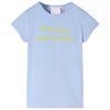 vidaXL Kids' T-shirt Light Blue 92