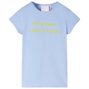 vidaXL Kids' T-shirt Light Blue 92