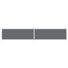 vidaXL Retractable Side Awning Anthracite 220x1200 cm