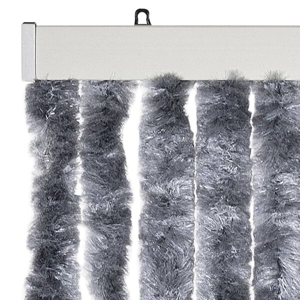 vidaXL Insect Curtain Silver 118x220 cm Chenille
