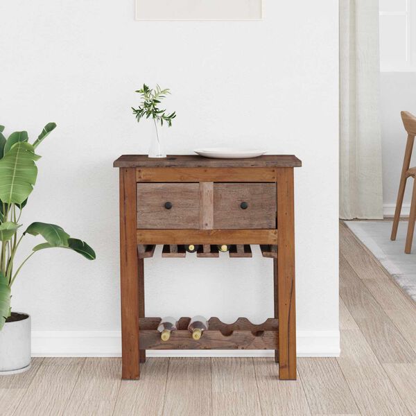 vidaXL Cabinet Brown 60 x 30 x 70 cm Solid Reclaim Wood