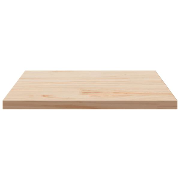 vidaXL Table Top 60x60x2.5 cm Solid Wood Pine Square