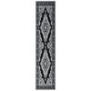 vidaXL Runner Rug BCF Black 80x450 cm