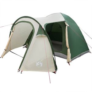 vidaXL Dome Tent Dome with Roof with Storage Green 384 x 254 x 170 cm
