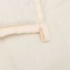 vidaXL Weighted Blanket Light Cream 120x180 cm 9 kg Fabric