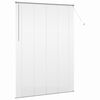 vidaXL Window Blind with Curtains Manual Silver Aluminium