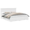 vidaXL Bed Frame with Drawer White 180 x 200 cm Engineered Wood