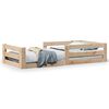 vidaXL Bed Frame without Mattress 90x190 cm Single Solid Wood Pine
