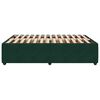 vidaXL Bed Frame without Mattress Dark Green 140x200 cm Velvet