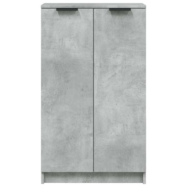 vidaXL Shoe Cabinet Concrete Grey 59x35x100.5 cm Engineered Wood