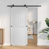 vidaXL Door Corona White 90 x 210 cm Engineered Wood