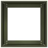 vidaXL Planter Olive Green 40x40x40 cm Cold-rolled Steel