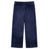 vidaXL Kids' Pants Velvet Dark Blue 116
