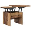 vidaXL Coffee Table Old Wood 55 x 54.5 x 45 cm Engineered wood