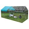 Kerbl Small Animal Outdoor Enclosure with Breakout Barrier 220x103x103 cm Chrome