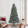 vidaXL Artificial Pre-lit Christmas Tree with Ball Set Green 240 cm
