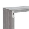 vidaXL Wall Cube Shelves 4 pcs Grey Sonoma 80x15x26.5 cm Engineered Wood