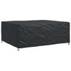 vidaXL Furniture Cover Plain Black 250 x 210 x 90 cm 600D