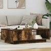 vidaXL Coffee Table Smoked Oak 95 x 55 x 31 cm Engineered Wood