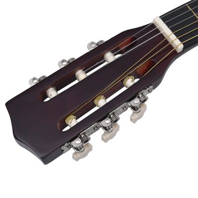 vidaXL Classical Guitar for Beginner and Kid 3/4 36" Basswood