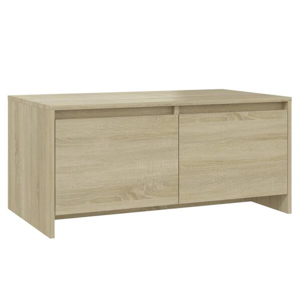 vidaXL Coffee Table Sonoma Oak 90x50x41.5 cm Engineered Wood