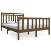 vidaXL Bed Frame without Mattress Honey Brown Solid Wood 140x190 cm