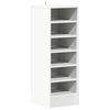 vidaXL Shoe Cabinet White 31,5x35x90 cm Engineered Wood