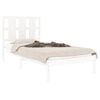 vidaXL Bed Frame without Mattress White 90x200 cm Solid Wood Pine