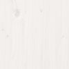 vidaXL Garden Planter White 70x40x49.5 cm Solid Wood Pine