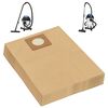 vidaXL Wet Dry Vacuum Cleaner Paper Bags 10 pcs Brown