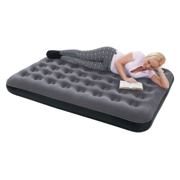 Happy People Air Bed Double 203x152x22 cm Anthracite