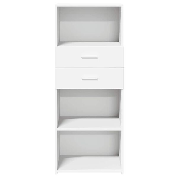 vidaXL Highboard White 50x42.5x124 cm Engineered Wood