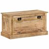 vidaXL Shoe Storage Bench 85x40x45 cm Solid Mango Wood
