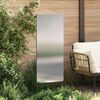 vidaXL Garden Privacy Screen Silver 50 x 140 cm Stainless steel