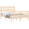 vidaXL Bed Frame without Mattress 120x200 cm Solid Wood