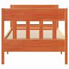 vidaXL Bed Frame without Mattress Wax Brown 90x190 cm Single Solid Wood Pine