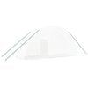 vidaXL Greenhouse with Steel Frame White 12 m&sup2; 6x2x2.85 m