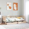 vidaXL Daybed with Drawers without Mattress 90x200 cm Solid Wood