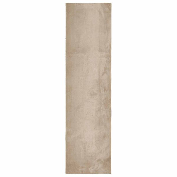 vidaXL Area Rugs Rectangular HUARTE Sand 300 x 80 cm Polyester