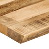 vidaXL Table Top Live Edge 140x60x3.8 cm Solid Wood Rough Mango