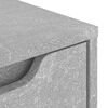 vidaXL Bedside Cabinet VISNES Concrete Grey 45x40x50 cm Engineered Wood