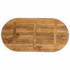 vidaXL Table Top 120x50x3.8 cm Oval Solid Wood Mango