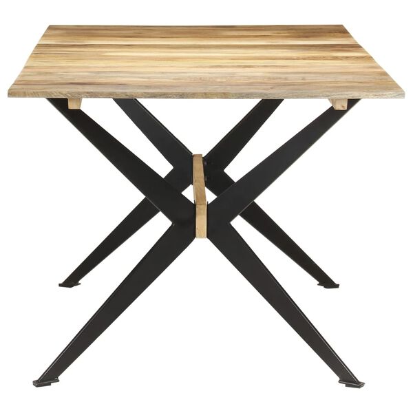 vidaXL Dining Table 180x90x76 cm Solid Mango Wood