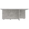 vidaXL Coffee Table Concrete Grey 79.5x79.5x30 cm Engineered Wood
