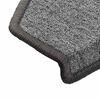 vidaXL Stair Mats 20 pcs 65x24x4 cm Dark Grey Half Round Large